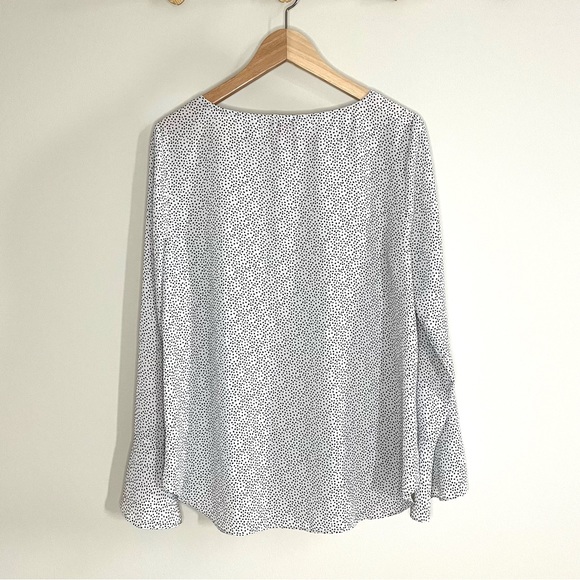 Vince Camuto Black and White Polka Dot Blouse - Picture 2 of 4